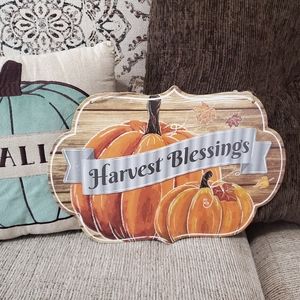 Harvest Blessing Pumpkin Decor🍂🍁